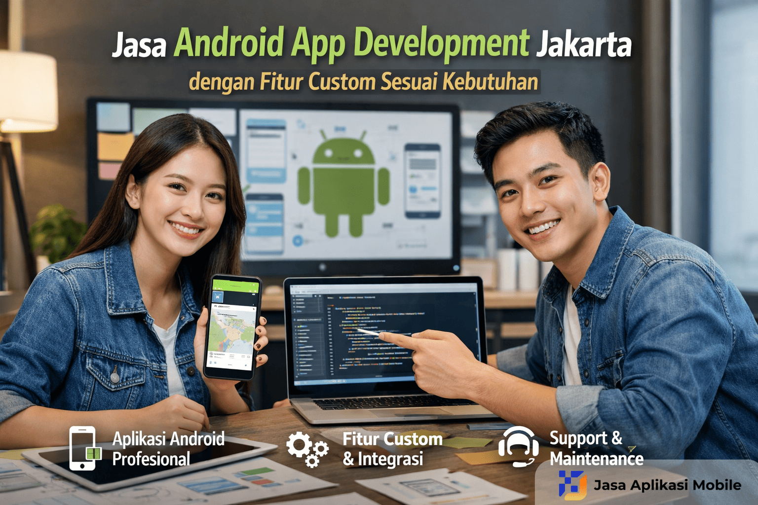 Jasa Android App Development Jakarta dengan Fitur Custom Sesuai Kebutuhan